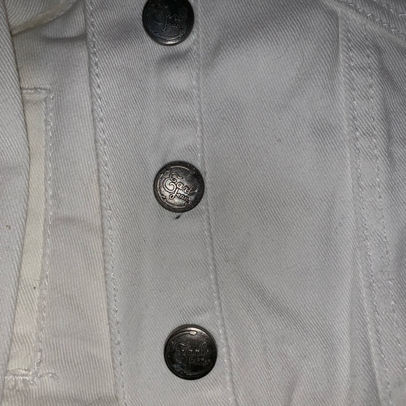 EARL JEAN WHITE DENIM JACKET - Picture 4 of 7